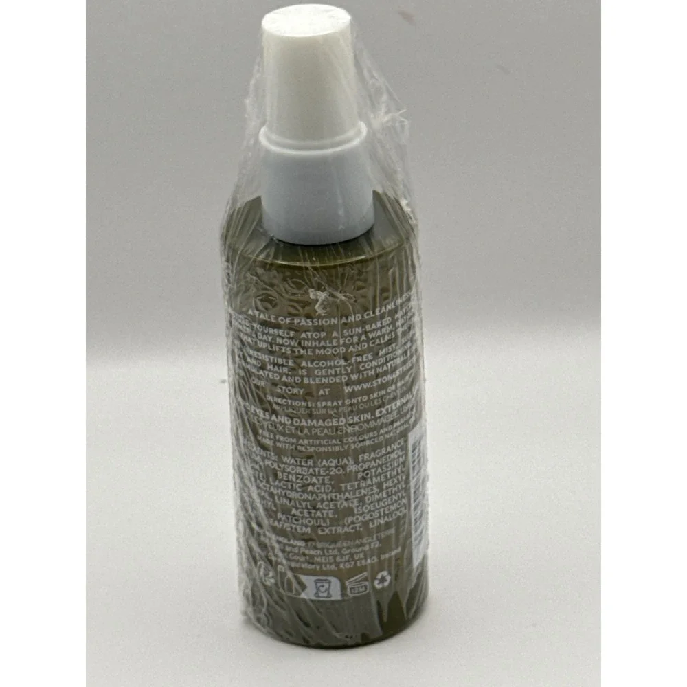 Stone Street Soaphouse Hay Ho Wholesome Body Mist 100ml 3.38oz Alcohol‎ Free New